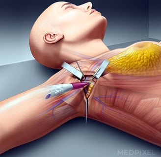 Ilustração médica sobre mamoplastia 