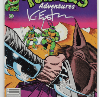 kevin eastman and peter laird signed teenage mutant ninja turtles comic