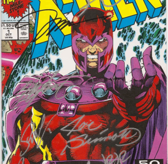 Jim Lee signed x-men comic book