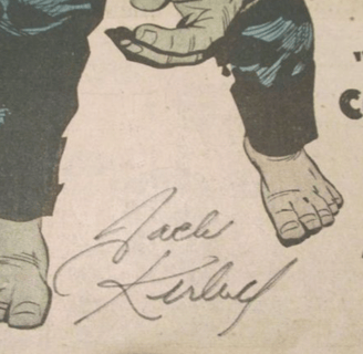 Jack Kirby Signed hulk thor x-men comic book