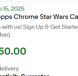 Carrie fisher signed star wars ebay listing 