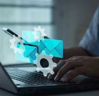 Email marketing automation concept