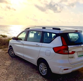 van in the afternoon
