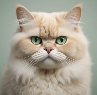 white and gray cat