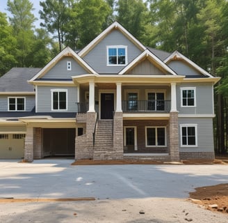 Bright new construction home with new roof. 