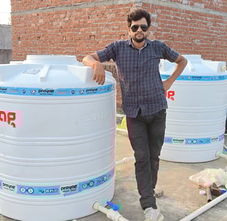 Water tank installation by plumber sonu
