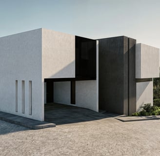 casa minimalista en tepic nayarit con acero y concreto aparente 