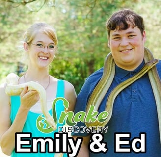 Ed and Emily of Snake Discovery