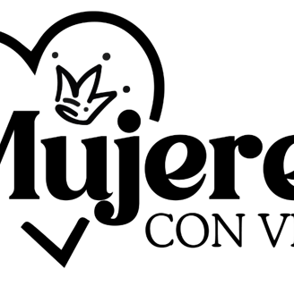 Logo de mujeres con vero negro