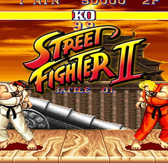 Street Fighter 2 - A retro fighter battling waves of enemies in Street Fighter 2.