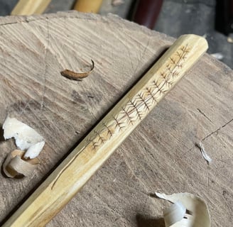 Kolorosing on spoon fern