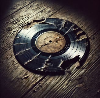 A broken record.