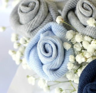baby sock rose