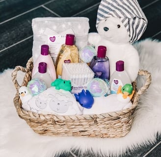 DIY baby bath basket
