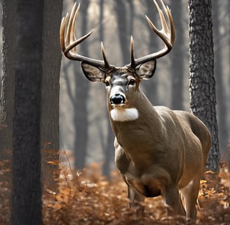 large white tail buck deer