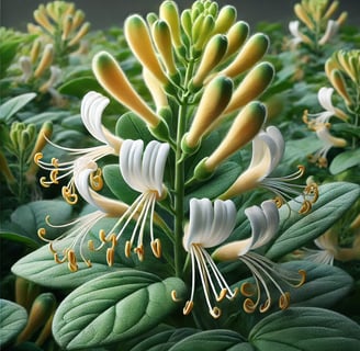 honeysuckle in bloom