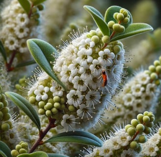 hummingbird plant with blossom