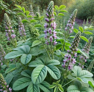 licorice plant in bloom Licorice root