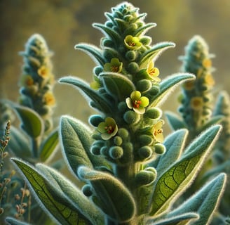 mullein in bloom