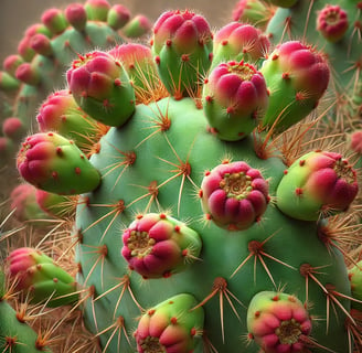 prickly pear with fruit