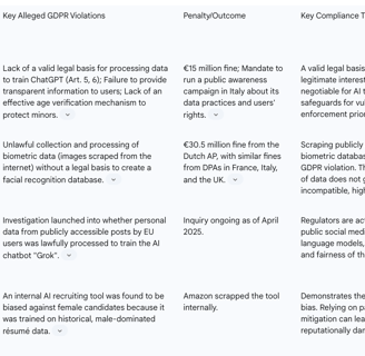 ypes of violations being targeted and the significant penalties being imposed.