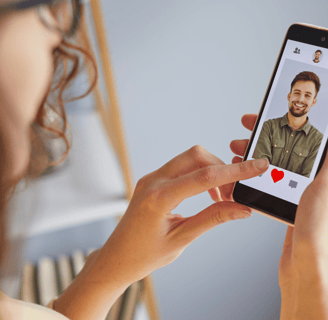 a woman is taking a selfie with her phone