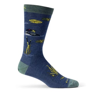 Darn Tough® Diver Crew Lightweight Socks Merino wool makes Darn Tough's Diver Crew Lightweight Socks durable, moisture-wickin