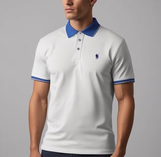 a man in a white shirt and blue jeans