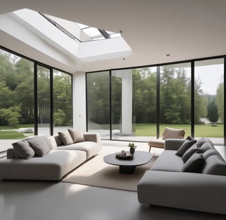 Bright living room with modern inventory