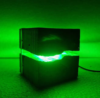 lampe éclairage vert par LAOU