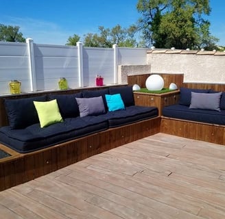 banquette de terrasse