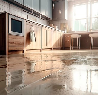 water damaged cabinetry insurance assessment