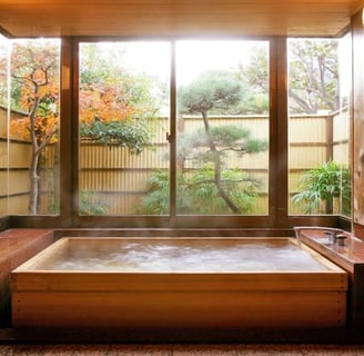Rectangle wood neutral bathtub