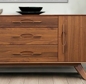 walnut entry hall table