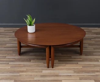 mahogany coffee table