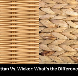 rattan vs wicker whats the difference