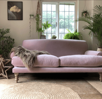 lavender couch
