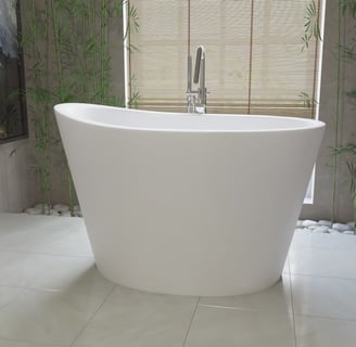 white deep neutral bathtub