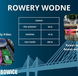 Rowerki wodne Wrocław