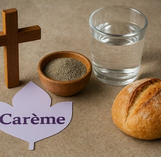 Représentation du temps de carême catholique