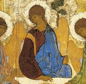 Peinture représentant la très Sainte Trinité