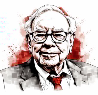 a portrait of a man with glasses and a red tie