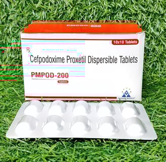 Cefpodoxime Proxetil Dispersible Tablets (PMPOD-200)