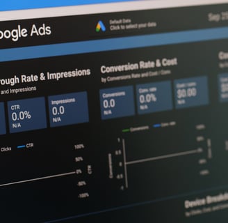 imagem do painel do google ads