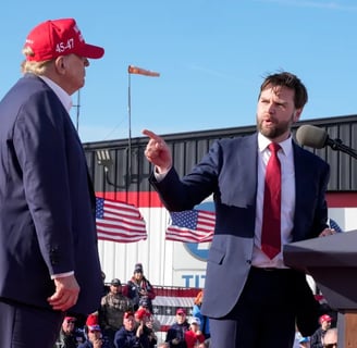 JD Vance and Donald Trump