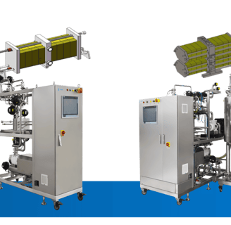 Lisure TFF skids from 0.5m^2 to 60m^2