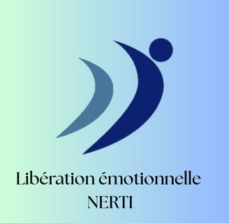 logo NERTI sur fond bleu