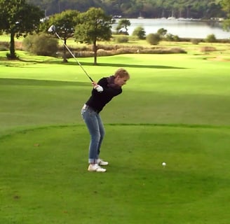 départ trou 1 au golf de Baden