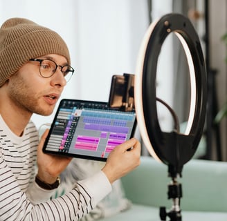 démonstration live de produits