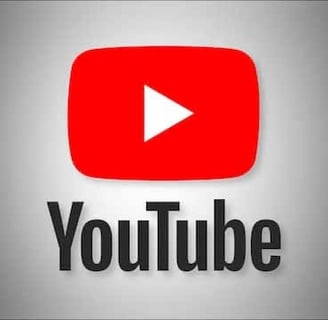 a youtuber logo with the youtube logo